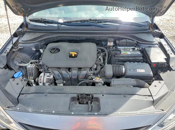 5NPD84LF3KH478632 2019 HYUNDAI ELANTRA Gray Rear interior view