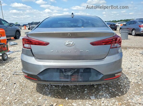 5NPD84LF3KH478632 2019 HYUNDAI ELANTRA Gray Rear view