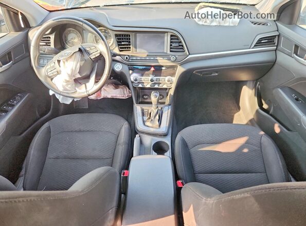 5NPD84LF3KH480154 2019 HYUNDAI ELANTRA Gray Вид панелі приладів