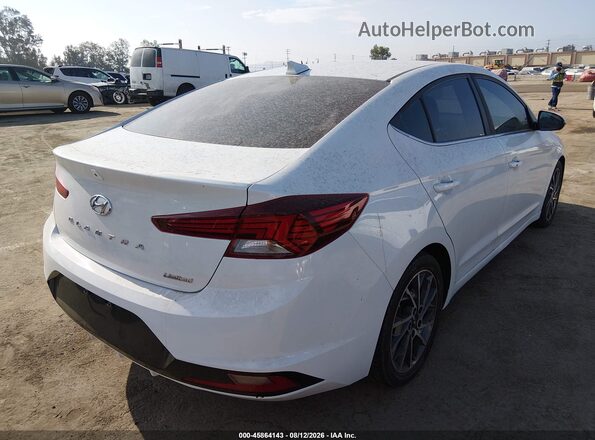 5NPD84LF3KH496693 2019 HYUNDAI ELANTRA White Задня права чверть
