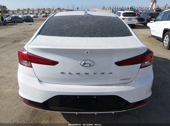 5NPD84LF3KH496693 2019 HYUNDAI ELANTRA White 