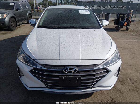 5NPD84LF3KH496693 2019 HYUNDAI ELANTRA White Вид щитка приладів