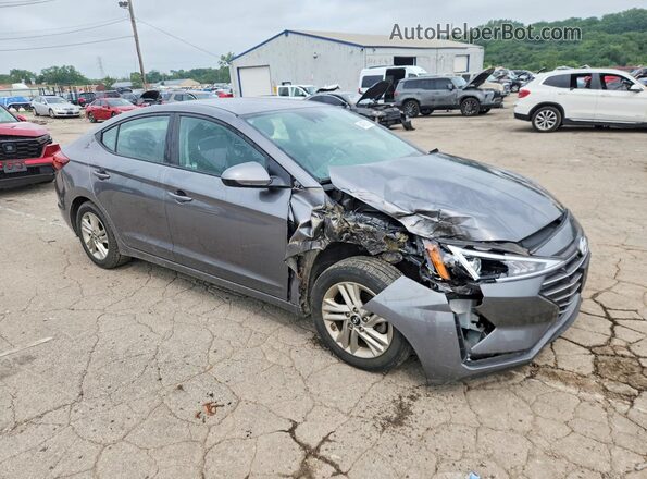 5NPD84LF3LH509704 2020 HYUNDAI ELANTRA Серый Передняя правая четверть