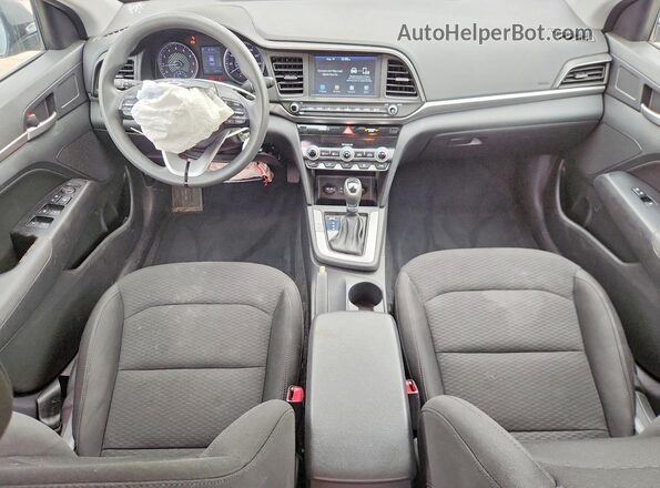 5NPD84LF3LH509704 2020 HYUNDAI ELANTRA Серый Вид панели приборов