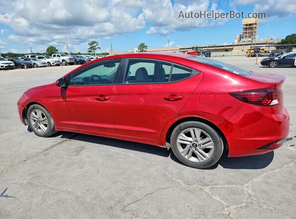 5NPD84LF3LH515938 2020 HYUNDAI ELANTRA Red Հետևի ձախ