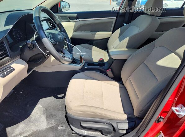 5NPD84LF3LH515938 2020 HYUNDAI ELANTRA Red Սալոնի դիմացի տեսք
