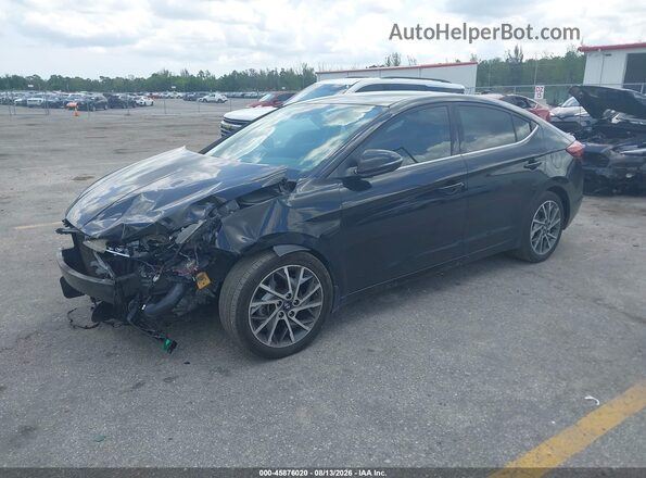 5NPD84LF3LH518340 2020 HYUNDAI ELANTRA Черный Передняя левая четверть