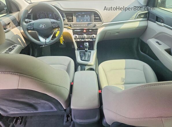 5NPD84LF3LH518449 2020 HYUNDAI ELANTRA Black Vista del salpicadero