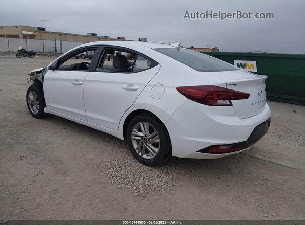 5NPD84LF3LH521416 2020 HYUNDAI ELANTRA White Հետևի ձախ