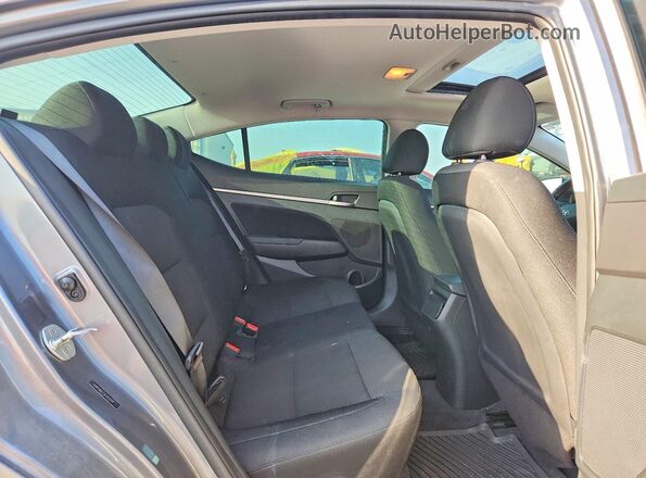 5NPD84LF3LH521769 2020 HYUNDAI ELANTRA Gray Հետևի նստատեղերի տեսք