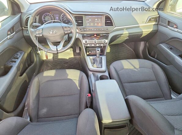 5NPD84LF3LH521769 2020 HYUNDAI ELANTRA Gray Առջևի վահանակի տեսք