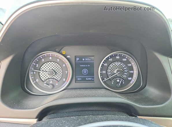 5NPD84LF3LH521769 2020 HYUNDAI ELANTRA Gray Սարքավորումների վահանակի տեսք