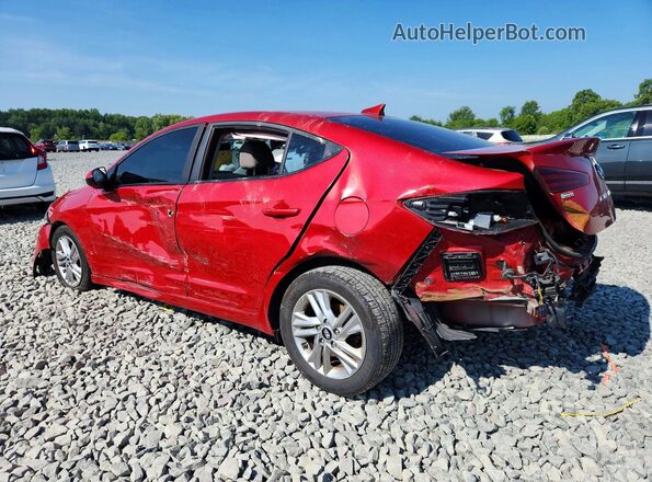 5NPD84LF3LH536613 2020 HYUNDAI ELANTRA Red Rear left