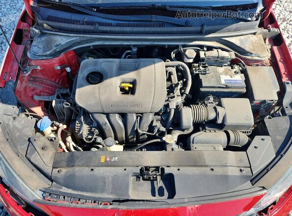 5NPD84LF3LH536613 2020 HYUNDAI ELANTRA Red Rear interior view