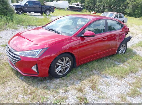5NPD84LF3LH543335 2020 HYUNDAI ELANTRA Red Vista tres cuartos delantera izquierda
