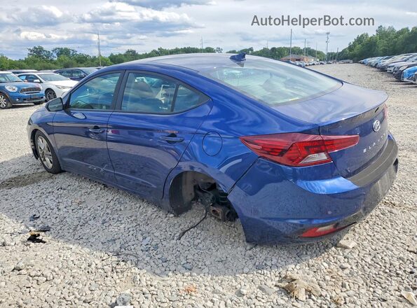 5NPD84LF3LH574696 2020 HYUNDAI ELANTRA Blue Rear left