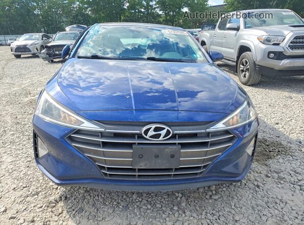 5NPD84LF3LH574696 2020 HYUNDAI ELANTRA Blue Front view