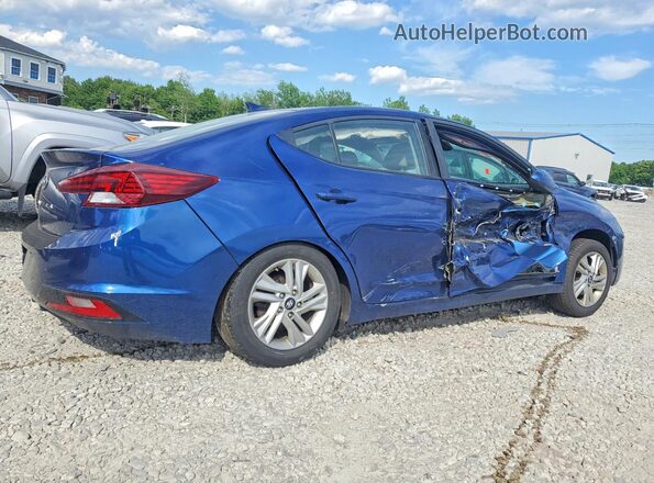 5NPD84LF3LH574696 2020 HYUNDAI ELANTRA Blue Rear right