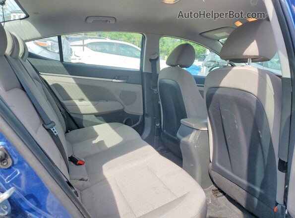 5NPD84LF3LH574696 2020 HYUNDAI ELANTRA Blue Rear seats view