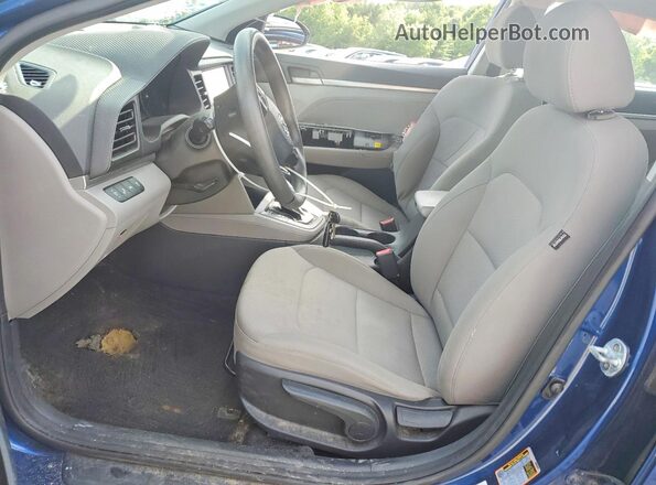 5NPD84LF3LH574696 2020 HYUNDAI ELANTRA Blue Front interior view