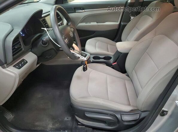 5NPD84LF3LH581096 2020 HYUNDAI ELANTRA Silver Front interior view