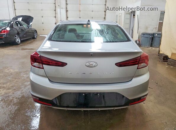 5NPD84LF3LH581096 2020 HYUNDAI ELANTRA Silver Rear view