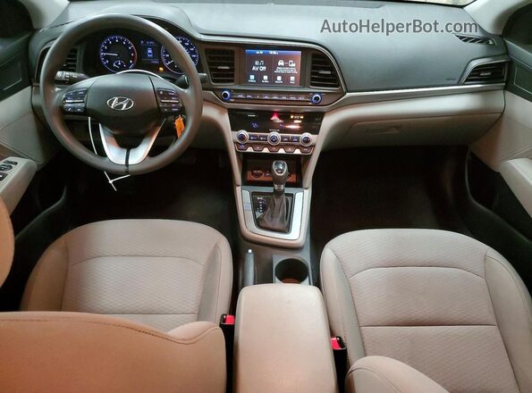5NPD84LF3LH581096 2020 HYUNDAI ELANTRA Silver Dashboard view