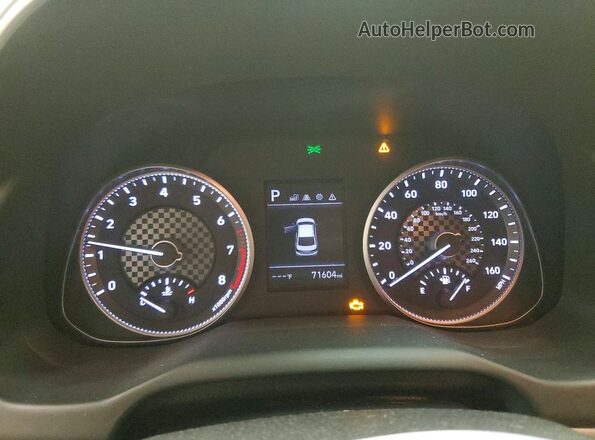 5NPD84LF3LH581096 2020 HYUNDAI ELANTRA Silver Instrument cluster view