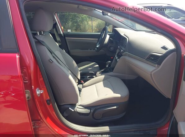 5NPD84LF3LH588453 2020 HYUNDAI ELANTRA Red Front interior view