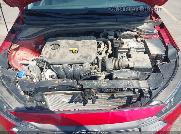 5NPD84LF3LH588453 2020 HYUNDAI ELANTRA Red Rear view