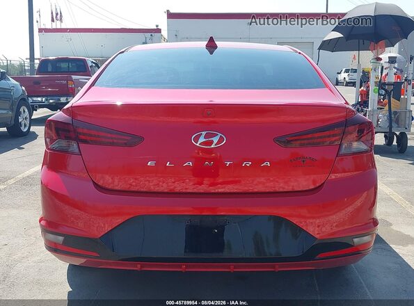 5NPD84LF3LH588453 2020 HYUNDAI ELANTRA Red 