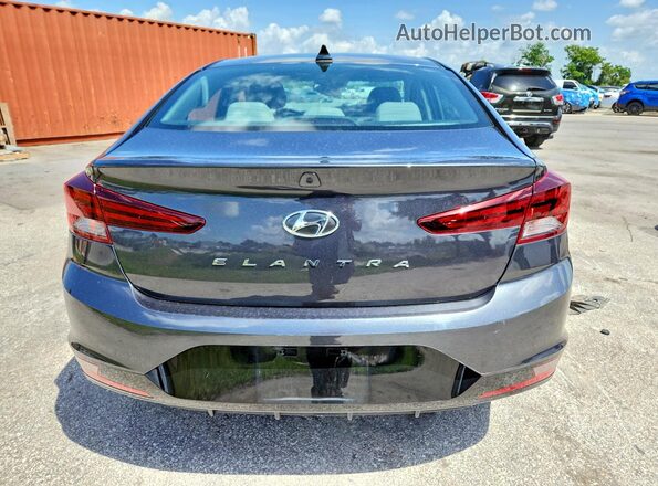 5NPD84LF3LH604148 2020 HYUNDAI ELANTRA Gray Widok z tyłu