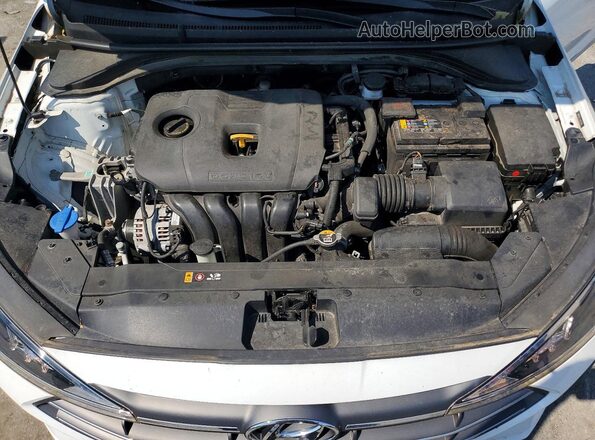 5NPD84LF3LH612198 2020 HYUNDAI ELANTRA White Vista interior trasera