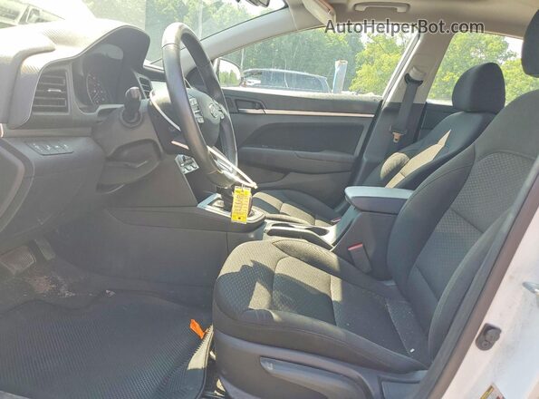 5NPD84LF3LH612198 2020 HYUNDAI ELANTRA White Vista interior delantera
