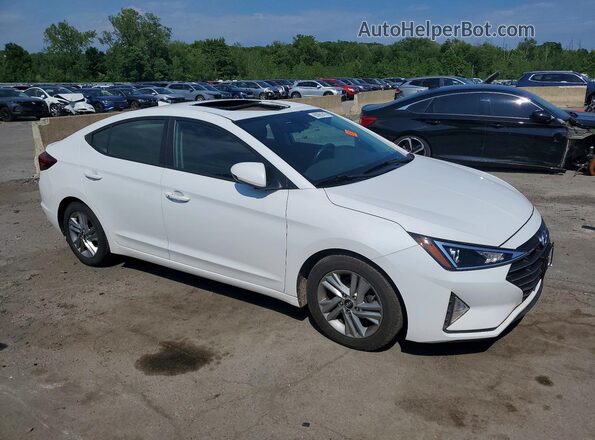 5NPD84LF3LH612198 2020 HYUNDAI ELANTRA White Delantero derecho
