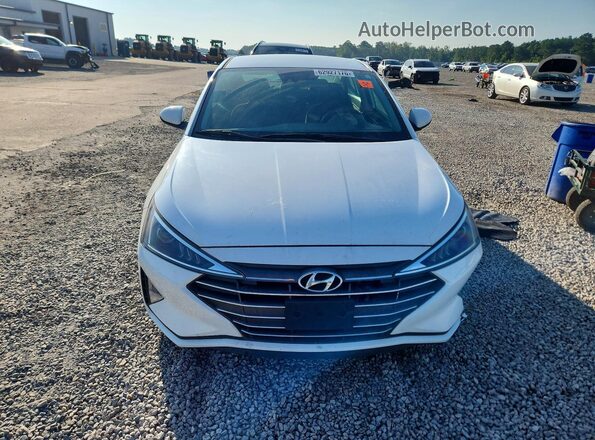 5NPD84LF3LH620298 2020 HYUNDAI ELANTRA White Front view