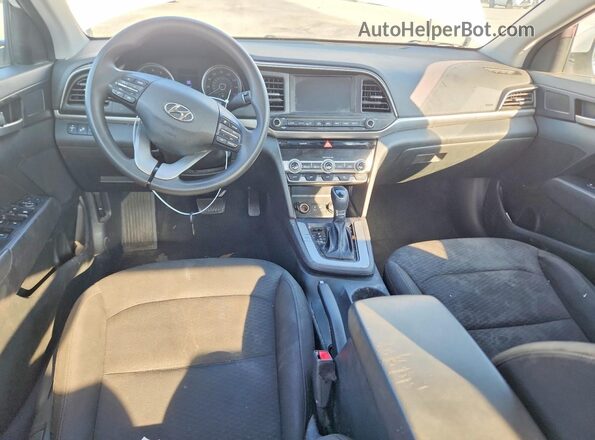 5NPD84LF3LH620298 2020 HYUNDAI ELANTRA White Dashboard view