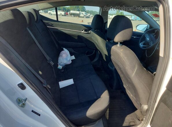 5NPD84LF3LH620298 2020 HYUNDAI ELANTRA White Rear seats view