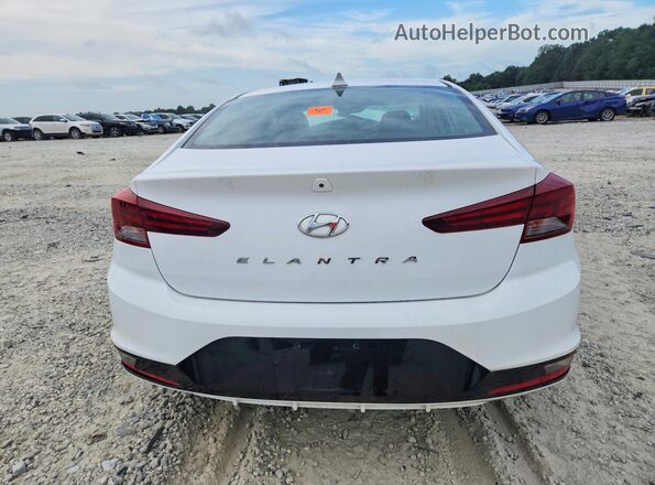 5NPD84LF3LH630233 2020 HYUNDAI ELANTRA White უკანა ხედი