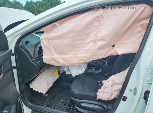 5NPD84LF3LH630233 2020 HYUNDAI ELANTRA White წინა სალონის ხედი