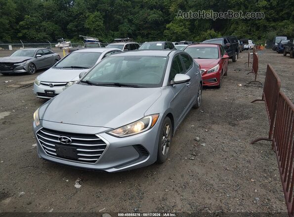 5NPD84LF4HH008585 2017 HYUNDAI ELANTRA Gray Front left