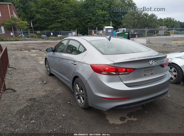 5NPD84LF4HH008585 2017 HYUNDAI ELANTRA Gray Rear left