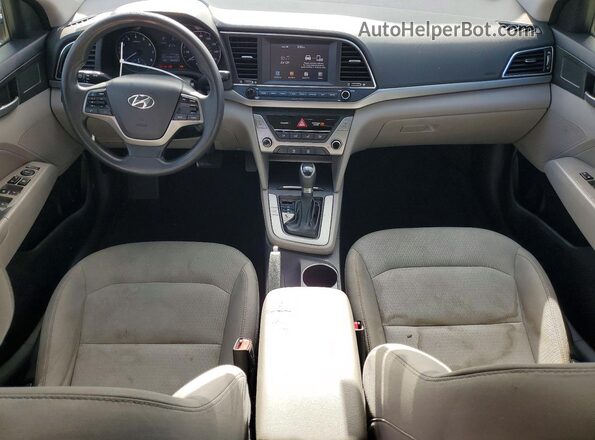 5NPD84LF4HH011759 2017 HYUNDAI ELANTRA Black Vista del salpicadero