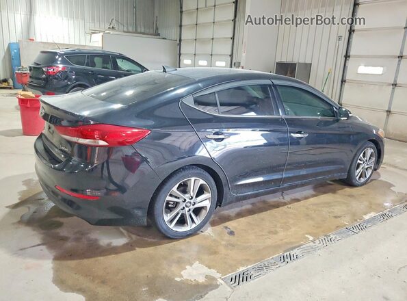 5NPD84LF4HH013205 2017 HYUNDAI ELANTRA Черный Задняя правая четверть