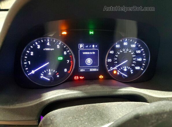 5NPD84LF4HH013205 2017 HYUNDAI ELANTRA Черный Вид щитка приборов