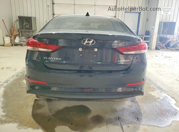5NPD84LF4HH013205 2017 HYUNDAI ELANTRA Черный Вид сзади
