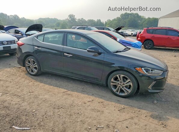 5NPD84LF4HH029467 2017 HYUNDAI ELANTRA Black Front right