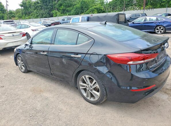 5NPD84LF4HH029467 2017 HYUNDAI ELANTRA Black Rear left