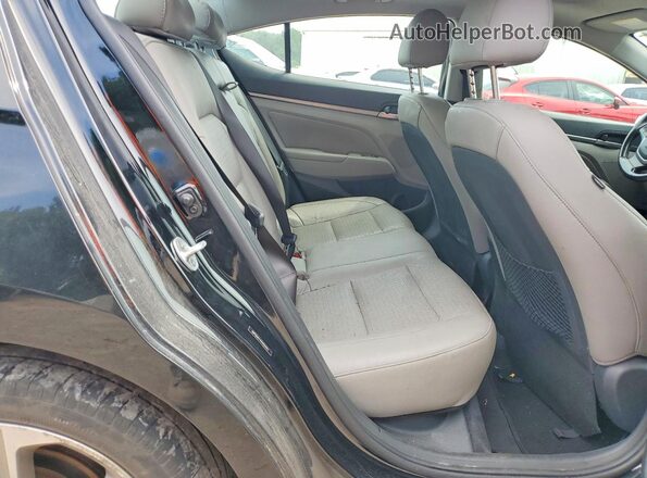 5NPD84LF4HH029467 2017 HYUNDAI ELANTRA Black Rear seats view