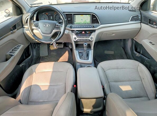 5NPD84LF4HH029467 2017 HYUNDAI ELANTRA Black Dashboard view